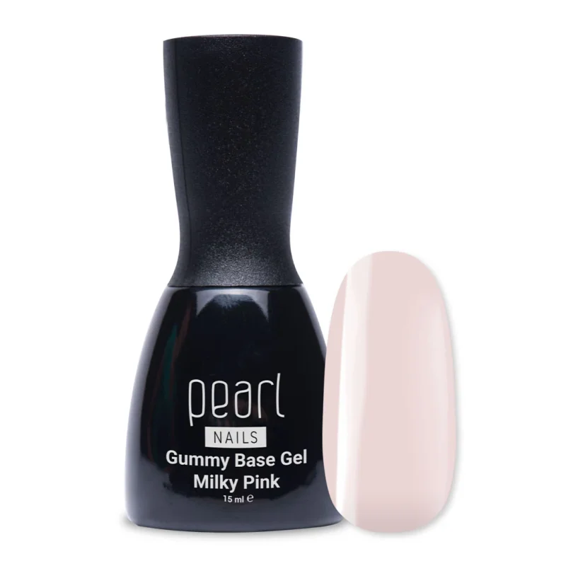 Pearl Nails Gummy Base Gel 15ml - Milky Pink