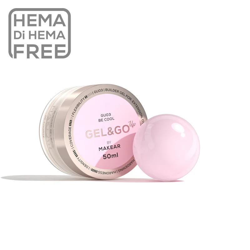 MAKEAR Gel&Go UP Builder Gél 50 ml - GU03 - Be Cool