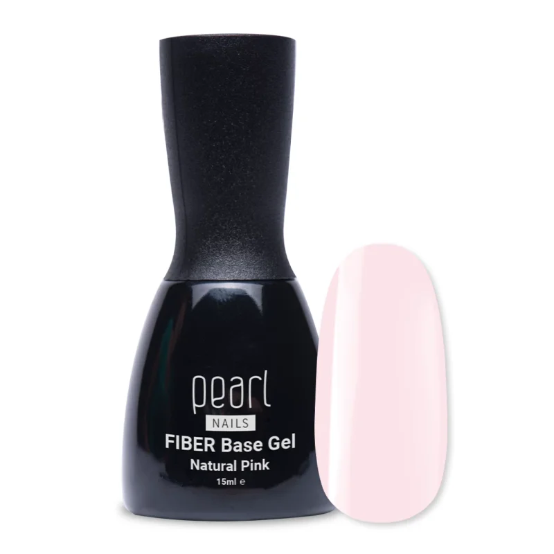 Pearl Nails Fiber Base Gel 15ml - Natural Pink