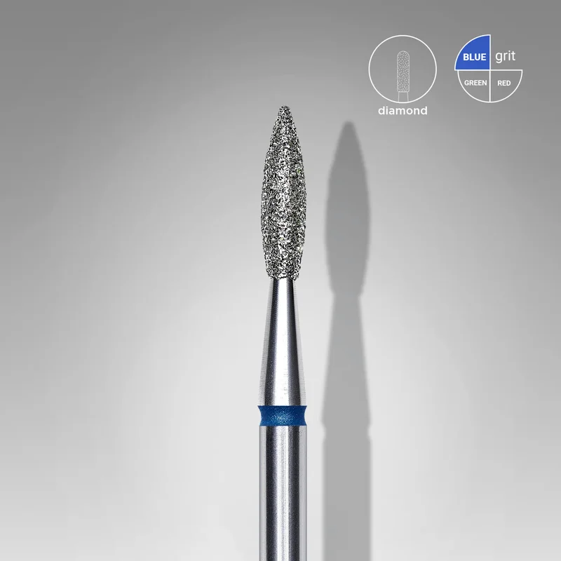 STALEKS PRO EXPERT gyémánporos csiszófej - lándzsa 2,1 mm - közepes