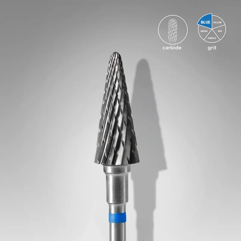 STALEKS PRO EXPERT Karbid csiszolófej LARGE CONE - kék
