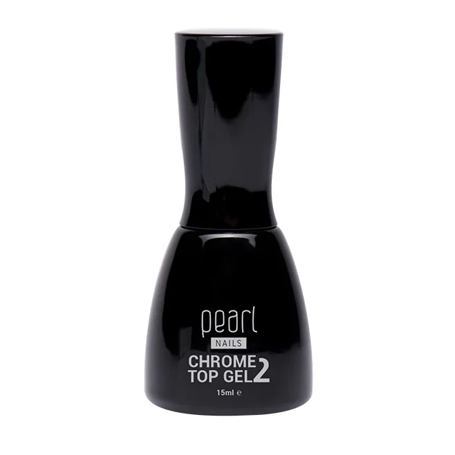 Pearl Nails Chrome 2 Top Gel 15 ml - fixálásmentes fényzselé