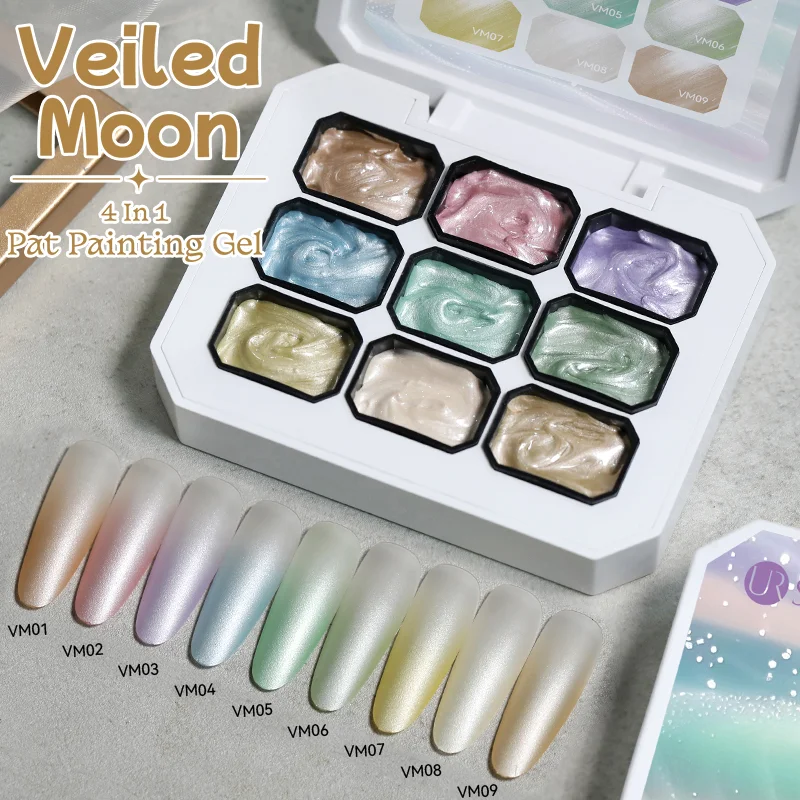 BORN PRETTY 4in1 festőzselé paletta - No.L06 - Veiled Moon