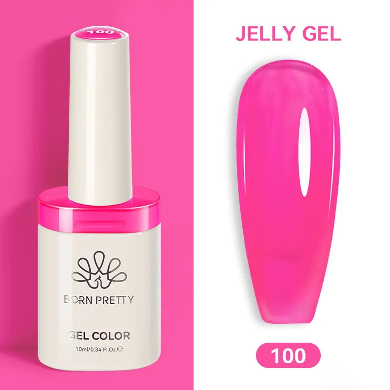 Born Pretty TERRA UV/LED gél lakk 10 ml - No.100 - Hema-Free