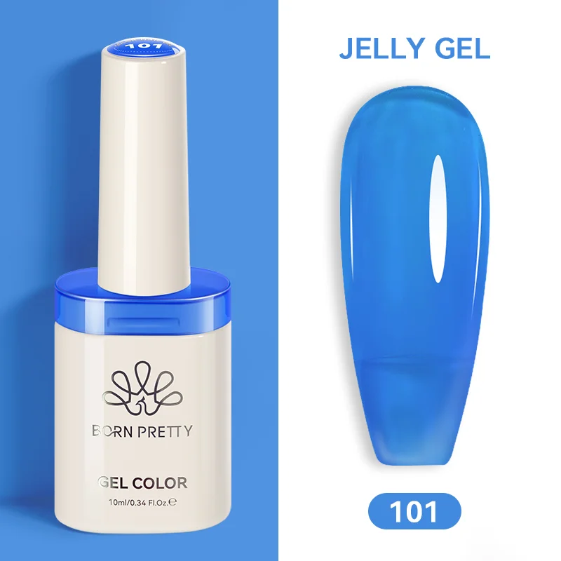 Born Pretty TERRA UV/LED gél lakk 10 ml - No.101 - Hema-Free