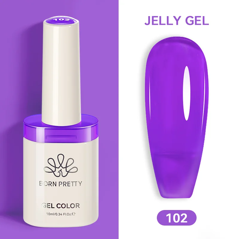 Born Pretty TERRA UV/LED gél lakk 10 ml - No.102 - Hema-Free