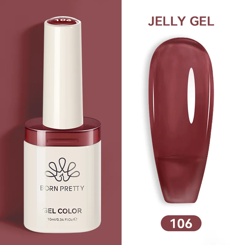 Born Pretty TERRA UV/LED gél lakk 10 ml - No.106 - Hema-Free