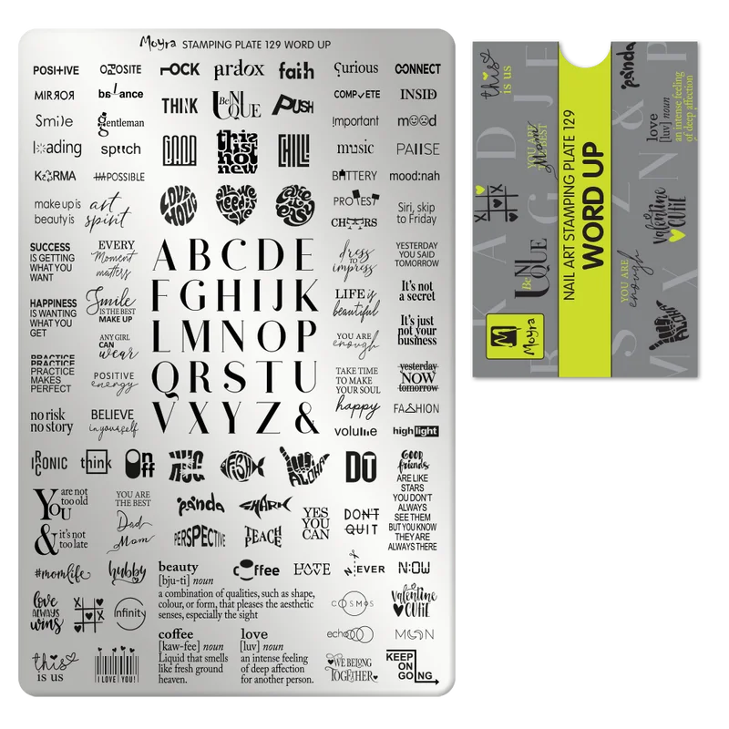 Moyra nyomdalemez No.129 Word Up