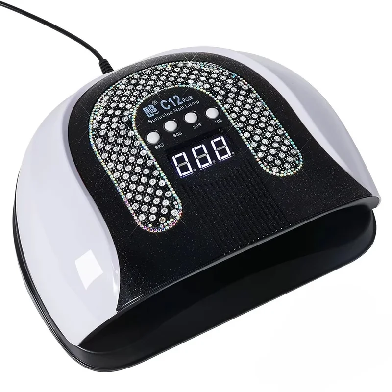 C12 Plus UV/LED Műkörmös Lámpa - 256W 57LED-fent-