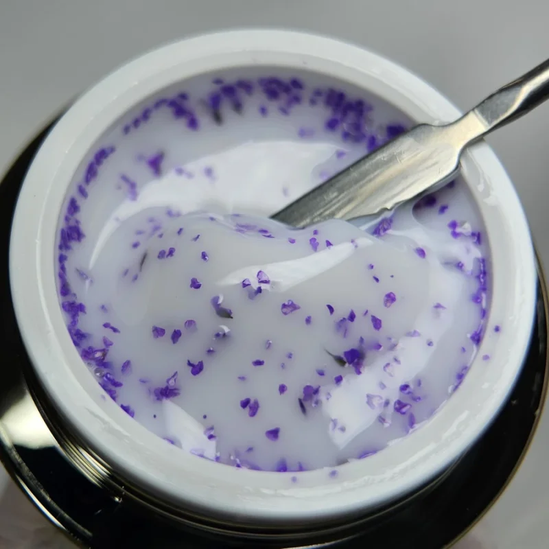 NAILVANA építőzselé - Frosty Flower 15ml - Purple