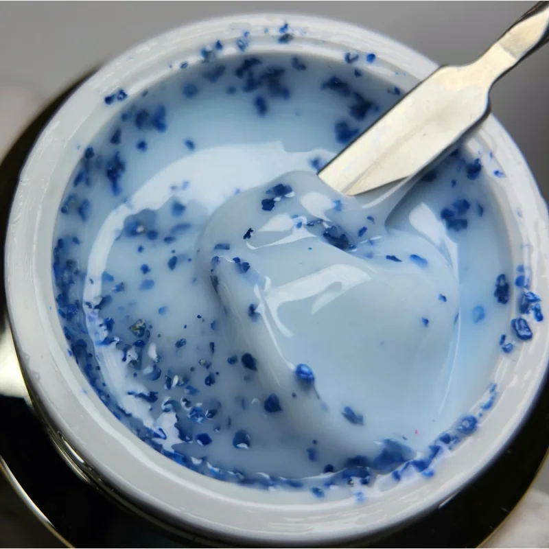 NAILVANA építőzselé - Frosty Flower 15ml - Blue