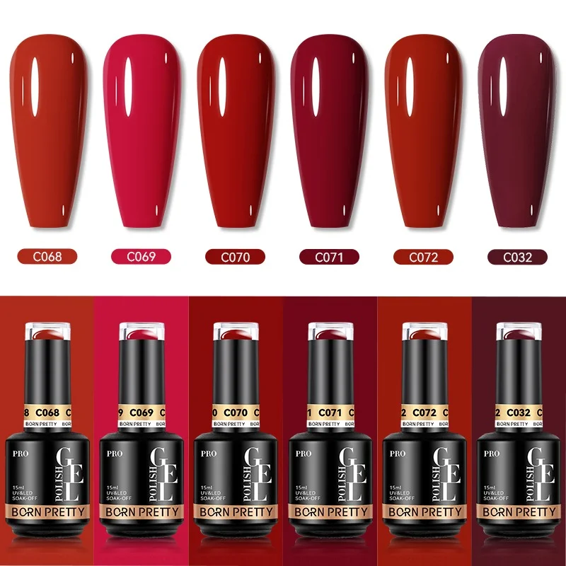 Born Pretty Pro UV/LED HEMA FREE gél lakk szett 6x15ml - BC107