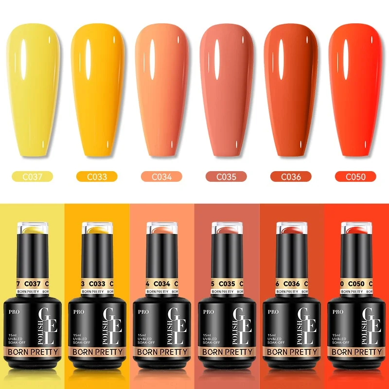 Born Pretty Pro UV/LED HEMA FREE gél lakk szett 6x15ml - BC110