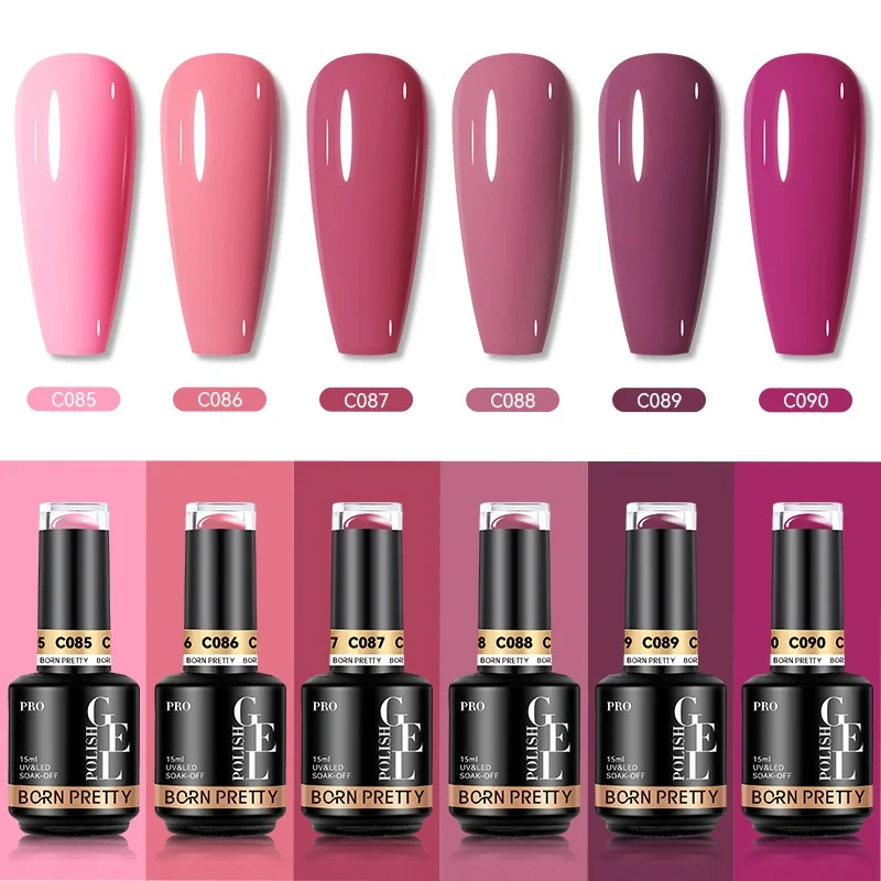 Born Pretty Pro UV/LED HEMA FREE gél lakk szett 6x15ml - BC113