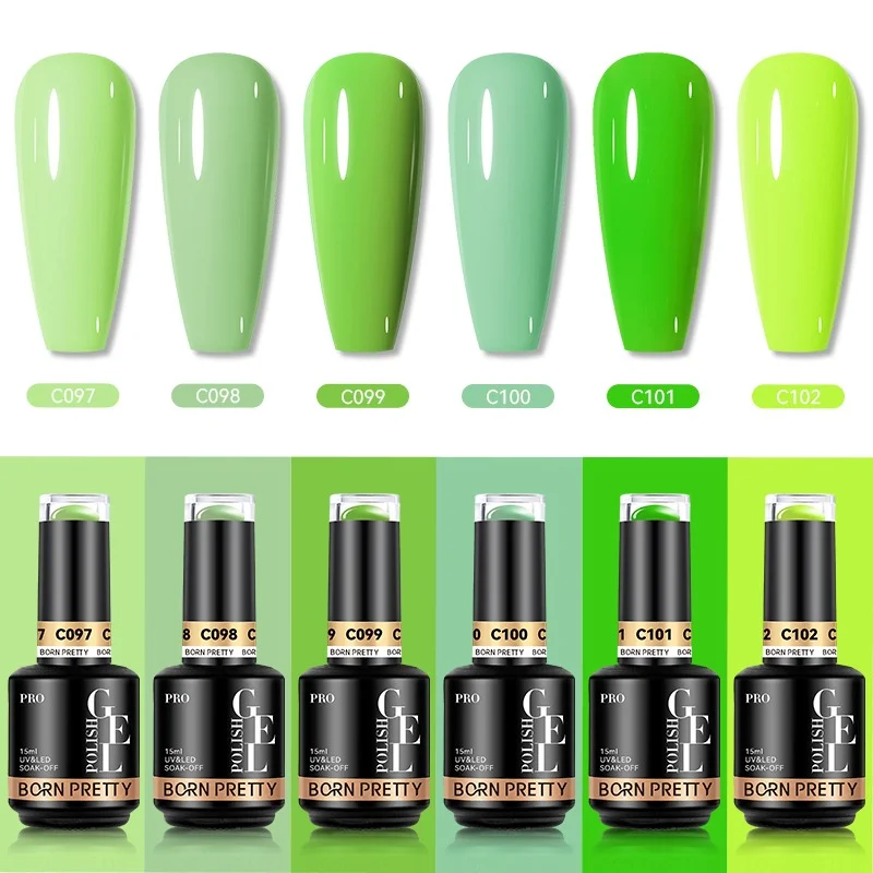 Born Pretty Pro UV/LED HEMA FREE gél lakk szett 6x15ml - BC115