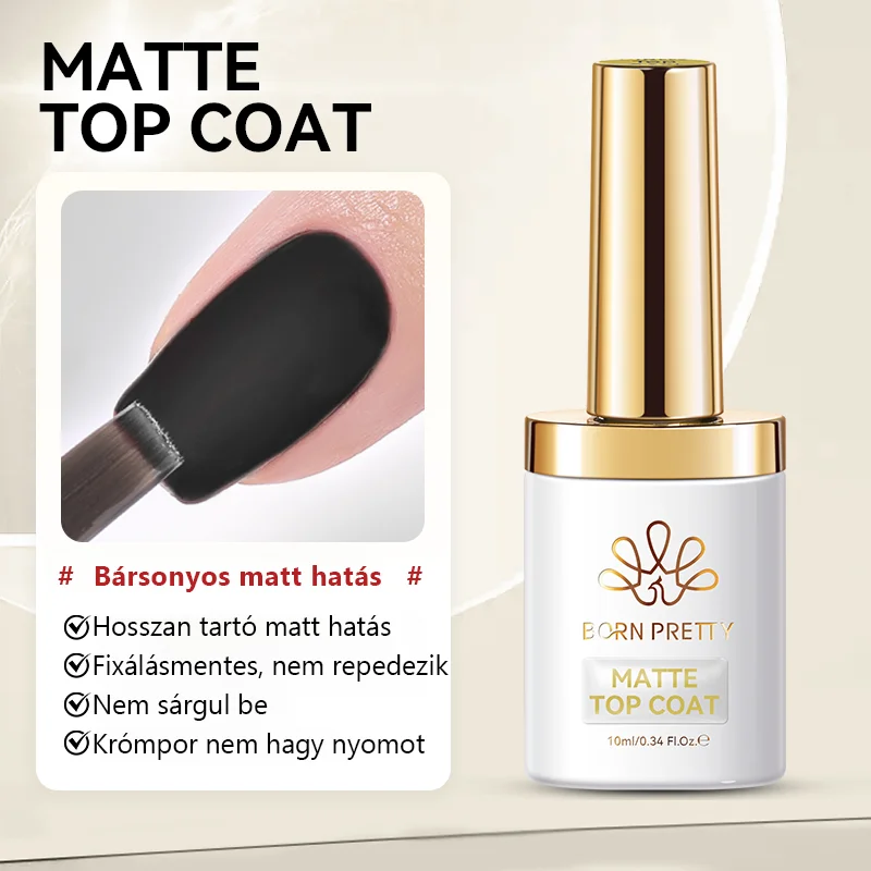 Born Pretty TERRA - F03 - Matt Top Coat 10 ml