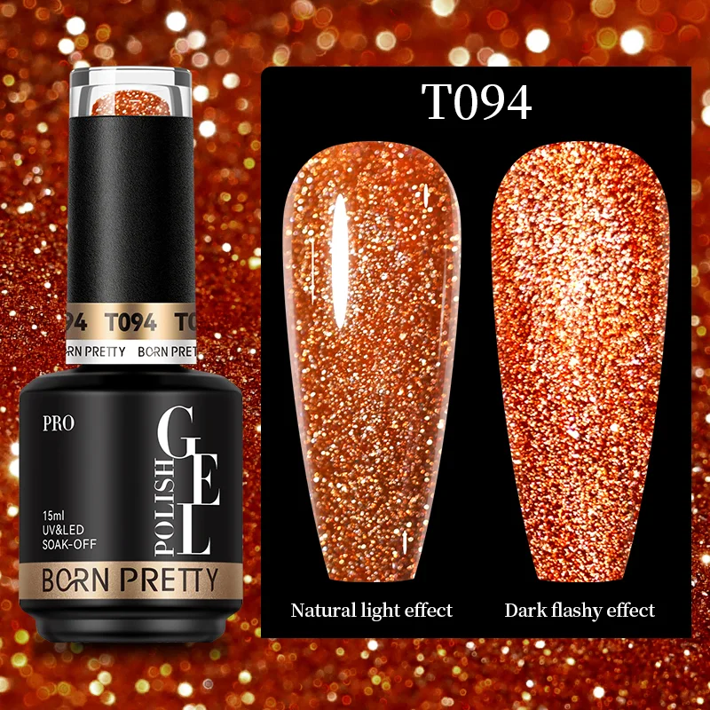 BORN PRETTY PRO UV/LED gél lakk 15 ml - T094 - Reflective Gel
