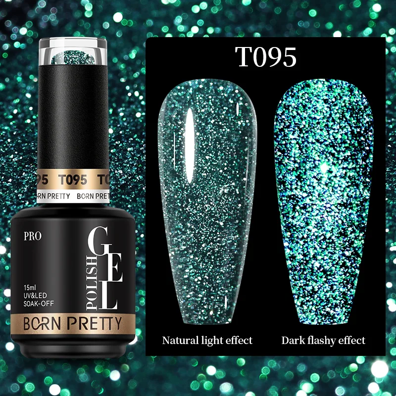BORN PRETTY PRO UV/LED gél lakk 15 ml - T095 - Reflective Gel