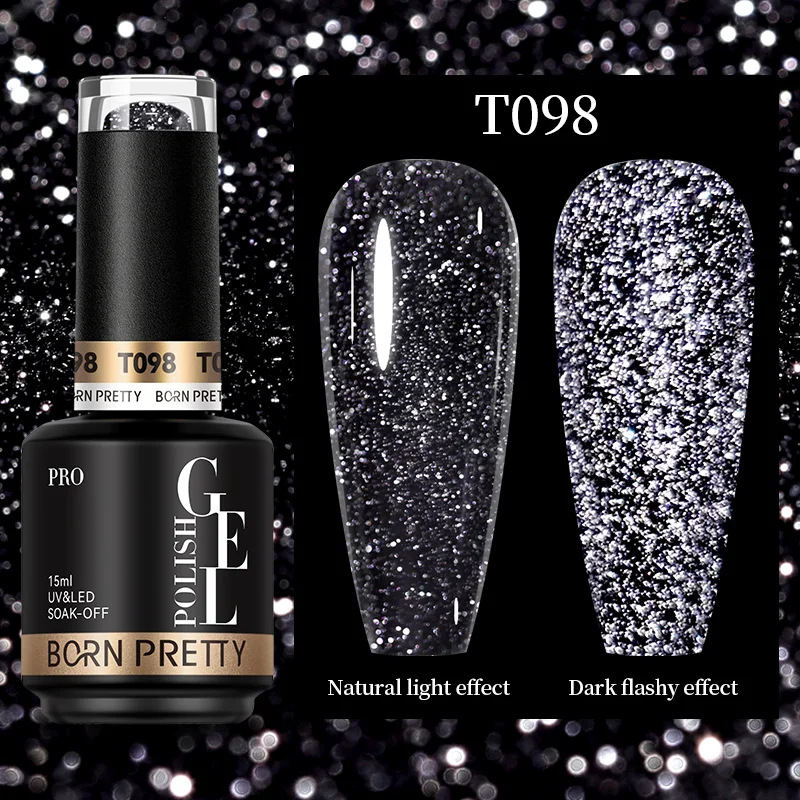 BORN PRETTY PRO UV/LED gél lakk 15 ml - T098 - Reflective Gel