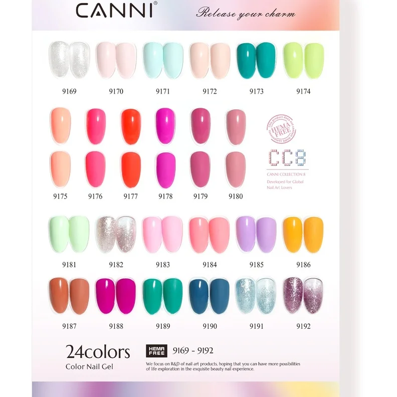 CANNI CC8 SZÍNPALETTA