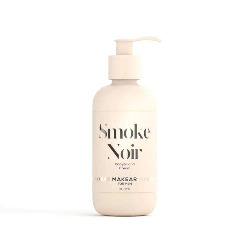 MAKEAR Kéz-és testápoló krém 300ml - férfi parfüm illattal - SMOKE NOIR