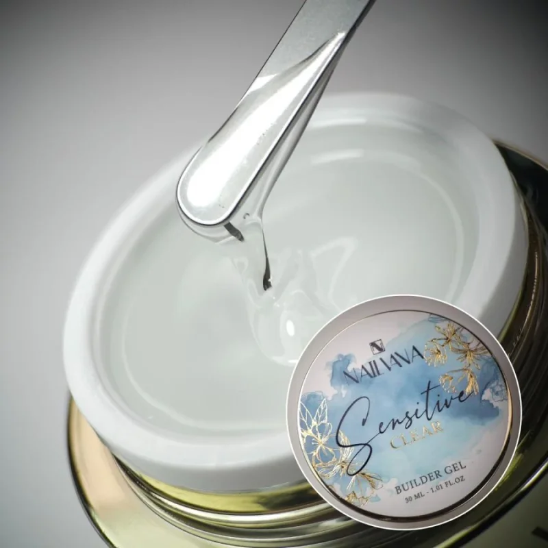 NAILVANA építőzselé - Sensitive 15ml - Clear