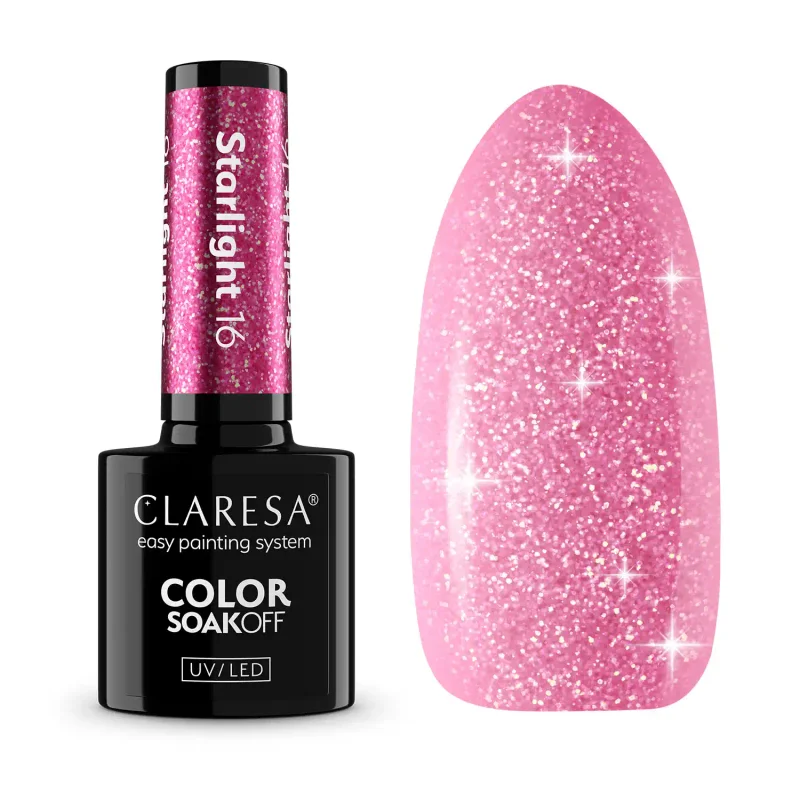 CLARESA UV/LED gél lakk 5g - STARLIGHT 16