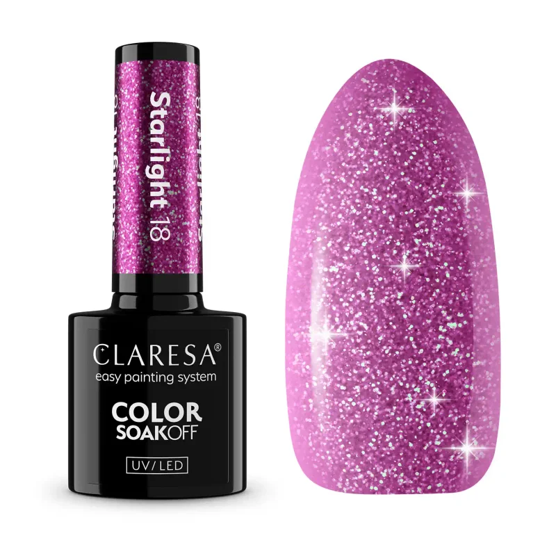 CLARESA UV/LED gél lakk 5g - STARLIGHT 18