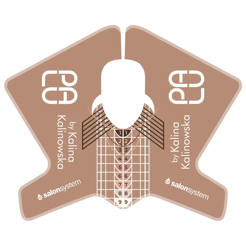 PALU műkörömépítő sablon - 100 db 