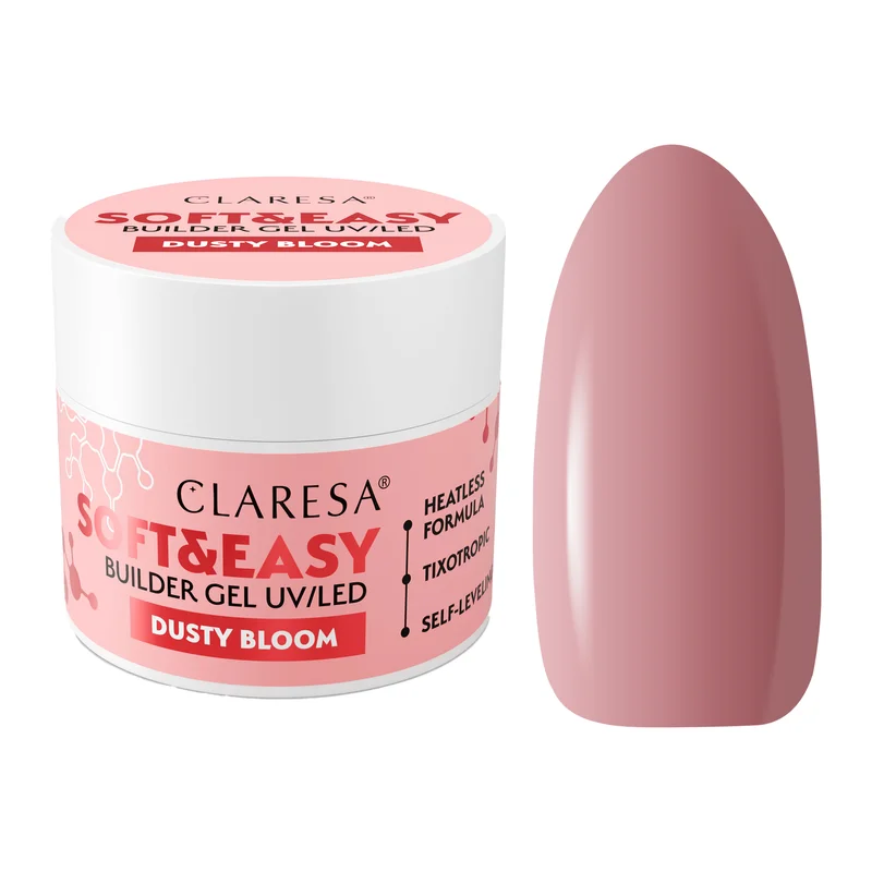 CLARESA Soft&Easy Builder Gél 45g - Dusty Bloom