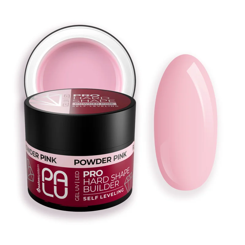 PALU Pro Hard Shape Builder építőzselé 45g - Powder Pink