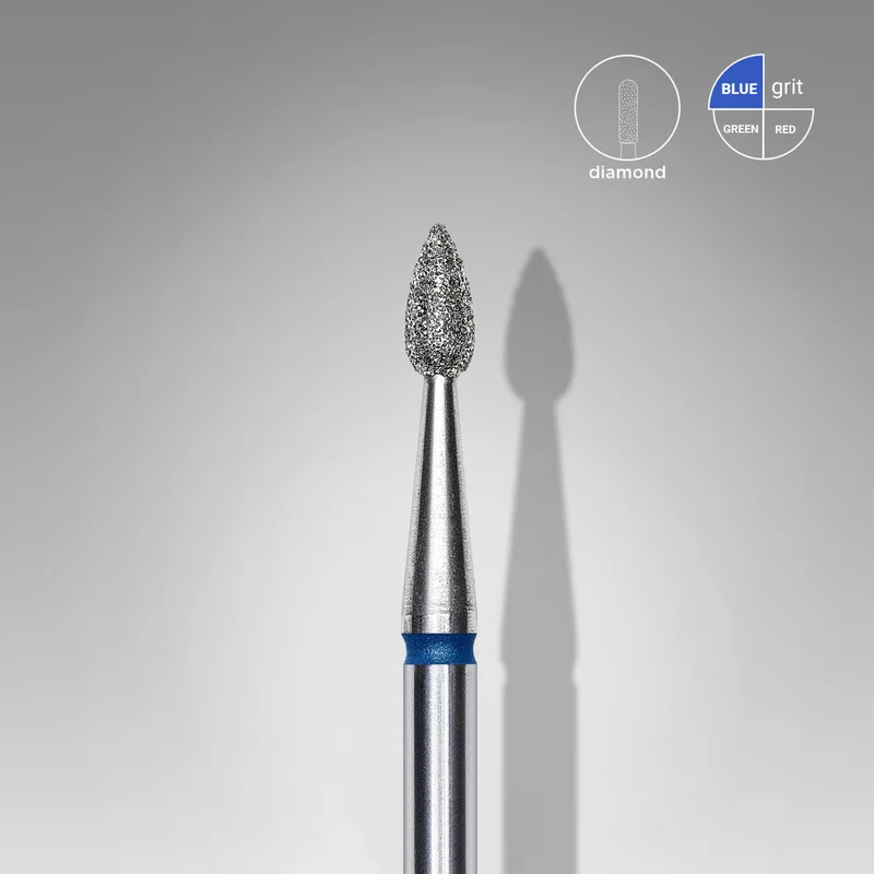 STALEKS PRO EXPERT gyémántporos csiszolófej - drop blue - közepes