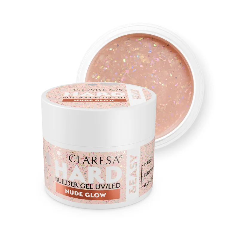 CLARESA Hard&Easy Builder Gél 12g - Nude Glow