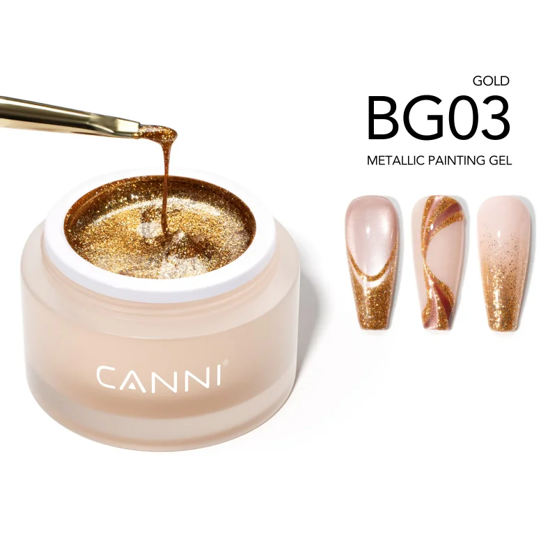 CANNI 5in1 Metallic Painting Gel 10g - BG03 Gold