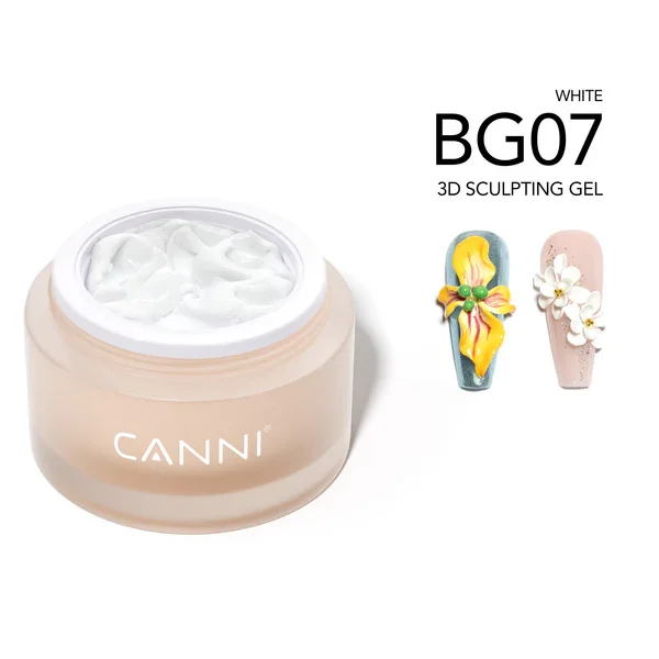 CANNI 3D Sculpting Gel gyurmazselé 10g - BG07 White