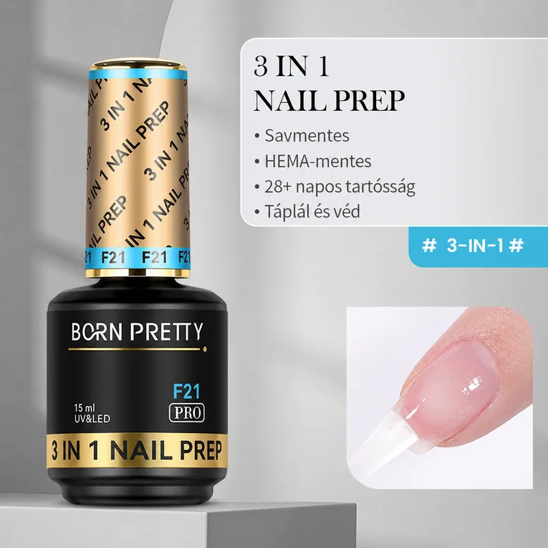 Born Pretty PRO - F21 - 3in1 Nail Prep