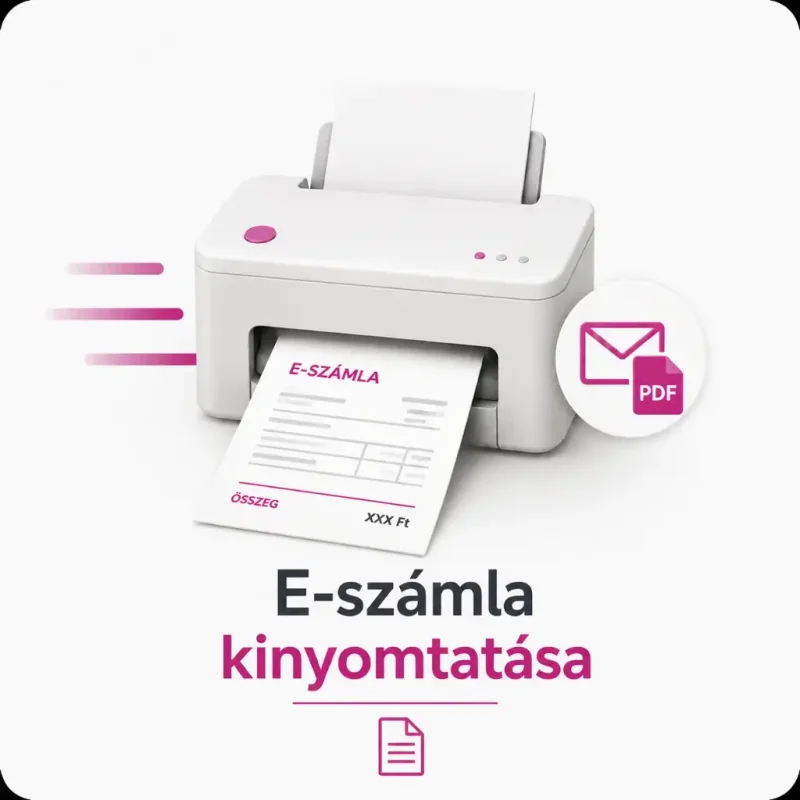 E-számla kinyomtatása