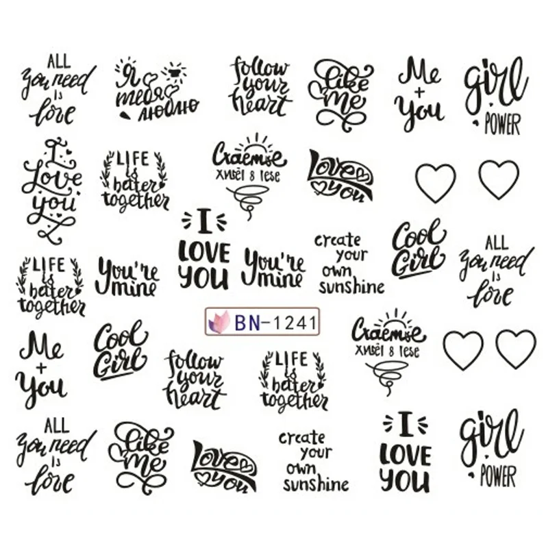 Köröm matrica No.1241 angol feliratok-63