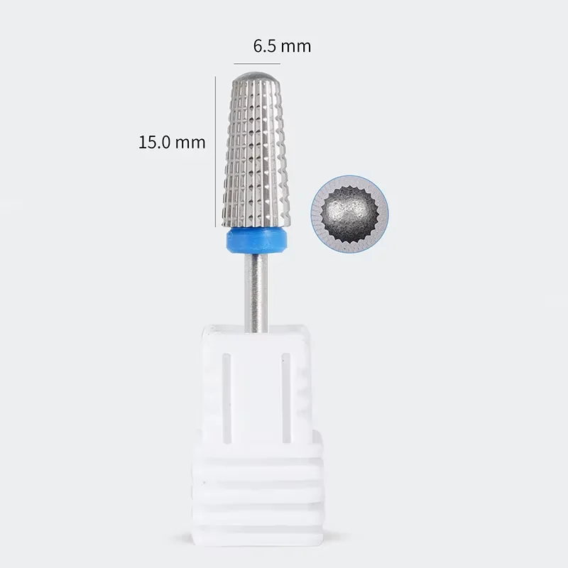 Karbid csiszolófej - Premium Volcano - közepes (kék)