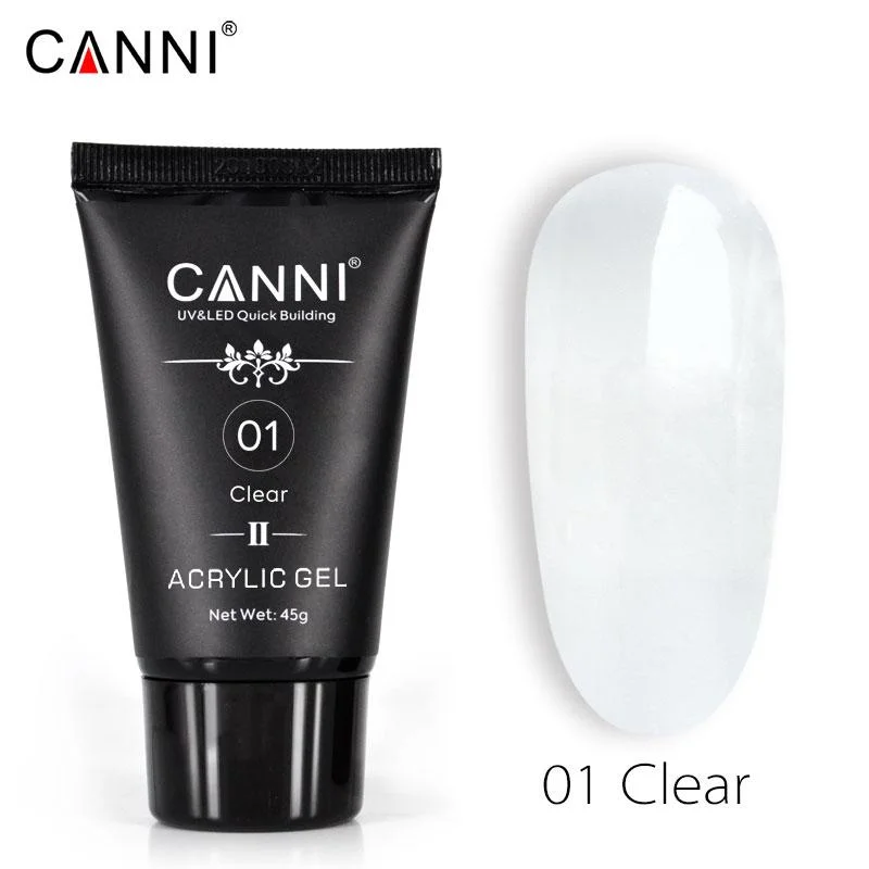 CANNI Akril Gél - HEMA FREE - 45g - No.01 Clear