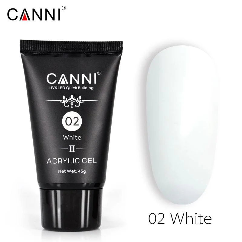 CANNI Akril Gél - HEMA FREE - 45g - No.02 White