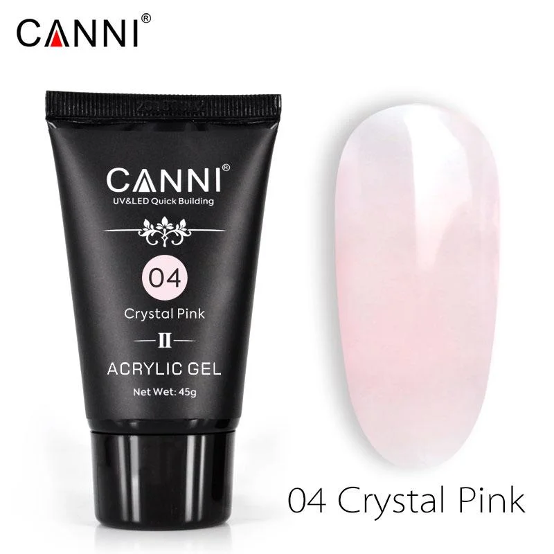 CANNI Akril Gél - Új formula - 45g - No.04 Crystal Pink