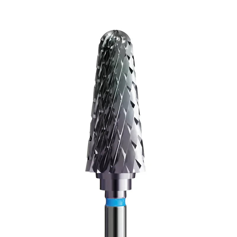 Karbid csiszolófej - Tornado - közepes (kék)