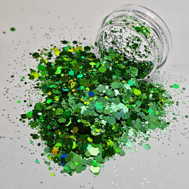 PN Holo glitter mix No.14 Green