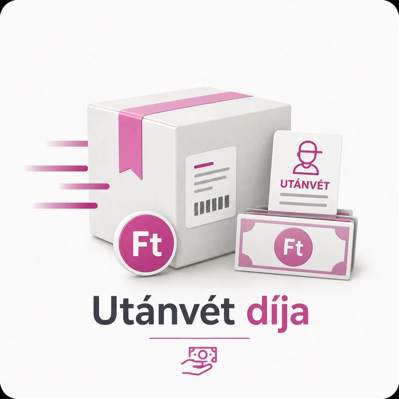 Utánvét díja (+590 Ft)