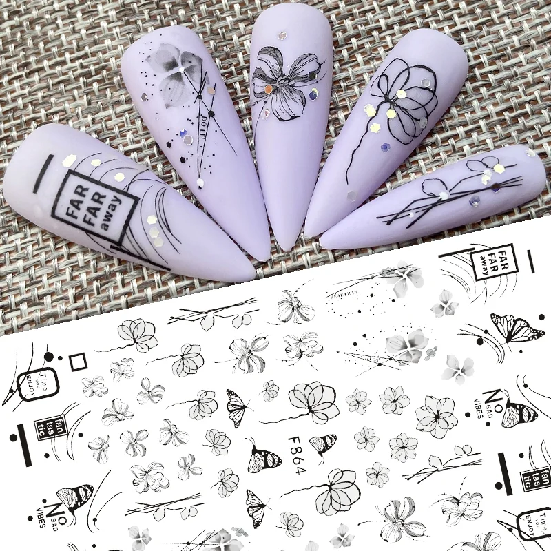 Köröm matrica 3D-s No.F864-107