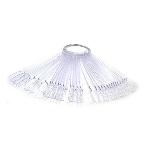 Margaréta legyező 50 db-os - clear - ovális