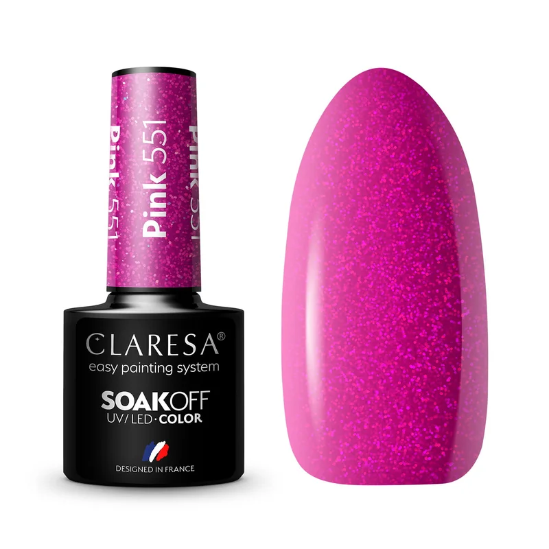 CLARESA UV/LED gél lakk 5g - PINK 551