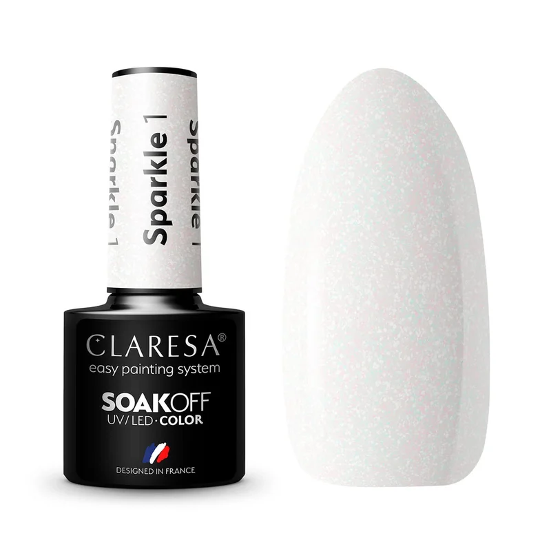 CLARESA UV/LED gél lakk 5g - SPARKLE 1