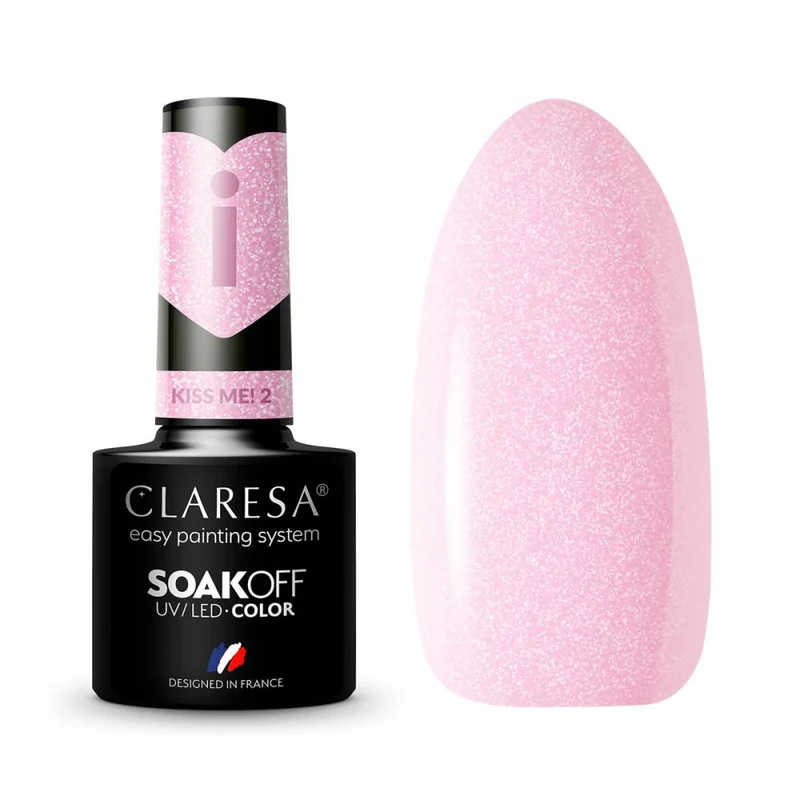 CLARESA UV/LED gél lakk 5g -  Kiss Me! 2